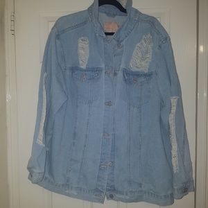 Gibson Latimer ripped 2x jean jacket